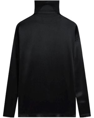 Phoebe Philo Tie-Neck Top - Black