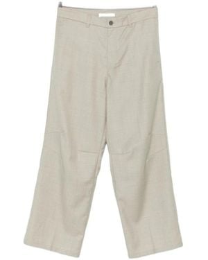 Samsøe & Samsøe Casual Pants With Belt Loops - White
