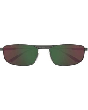 Balenciaga Eyewear Rectangular Frame Sunglasses - Green
