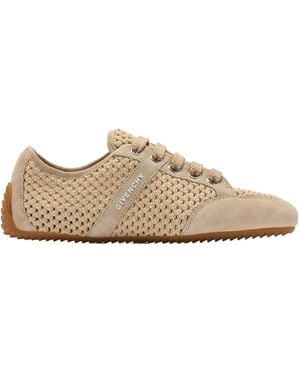 Givenchy Perforated Low-Top Trainers - Natural