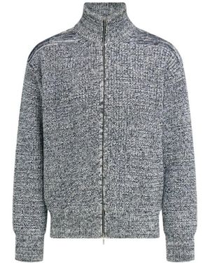 Ferragamo Ferragamo Zip-Up Knitted Jacket - Grey