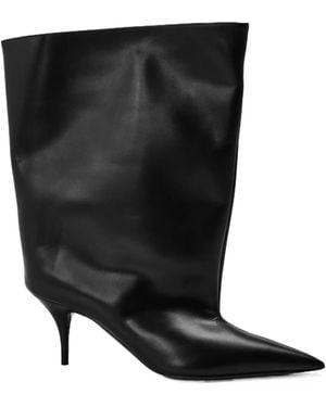 Balenciaga Heeled Ankle Boots - Black