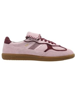 Alohas Low-Top Lace-Up Casual Trainers - Pink