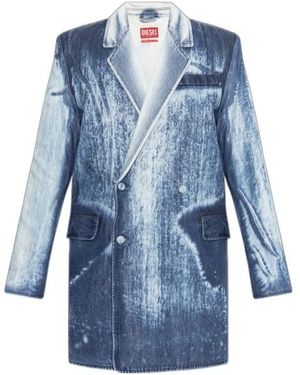 DIESEL De-Lumea Fsi1 V-Neck Jacket - Blue