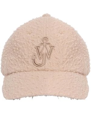 JW Anderson Jw Anderson Logo Embroidered Baseball Cap - Natural