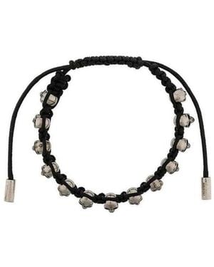 McQueen Skull Woven Bracelet - Multicolour