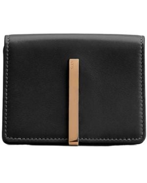 Tod's Snap Button Business Card Holder - Black