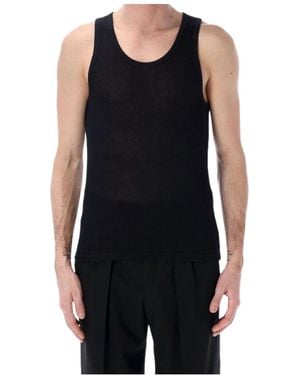 Tom Ford Perforated Tank Top - Black