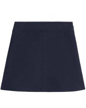 Celine Trapeze Mini Skirt - Blue