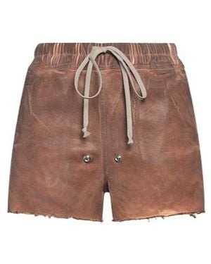 Rick Owens Denim Shorts - Brown