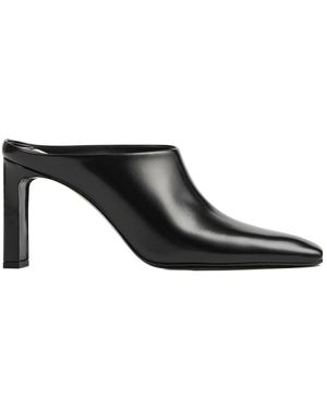 TOTEME Totême Slip On Heeled Mules - Black
