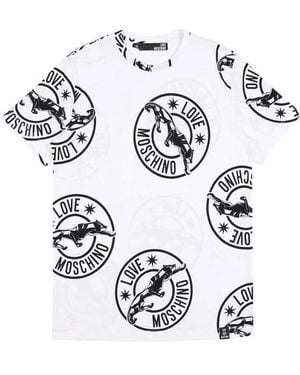 Moschino Logo Details T-Shirt - White