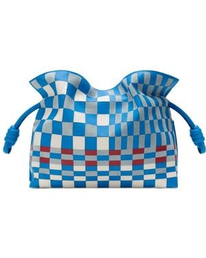 Loewe Medium Flamenco Clutch - Blue