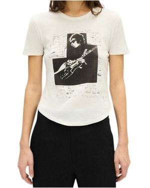 Ann Demeulemeester Floor Curved-Hem T-Shirt - White