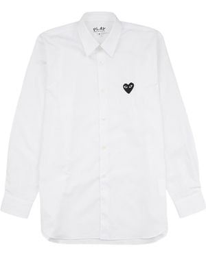 COMME DES GARÇONS PLAY Long-Sleeved Shirt - White