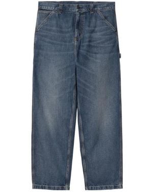 Carhartt Og Single Knee Pant Denim - Blue