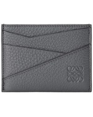 Loewe Puzzle Plain Cardholder - Grey