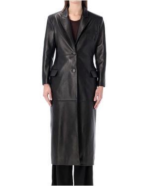 Magda Butrym Tailored Buttoned Coat - Black
