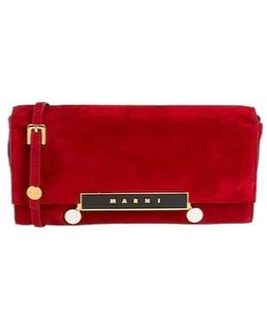 Marni Mediumsize Shoulder Bag - Red