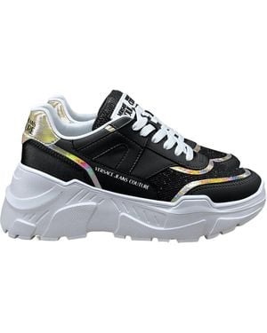 Versace Jeans Couture ヴェルサーチ ジーンズ クチュール チャンキー ロゴ スニーカー - Black