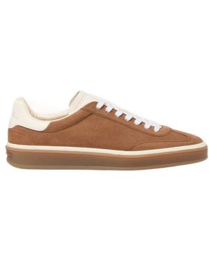 Loro Piana Tennis Walk Trainers - Brown