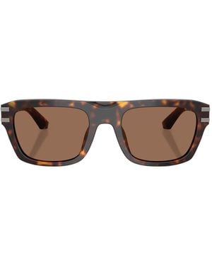 Dolce & Gabbana Eyewear Rectangular Frame Sunglasses - Brown