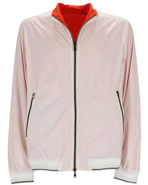 Herno Reversible Slim Bomber Jacket - Pink