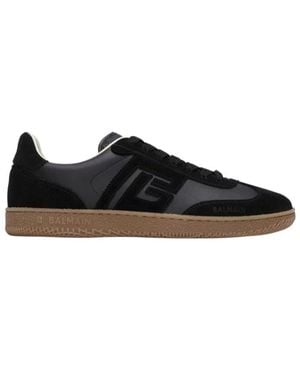 Balmain Swan Sneakers - Black