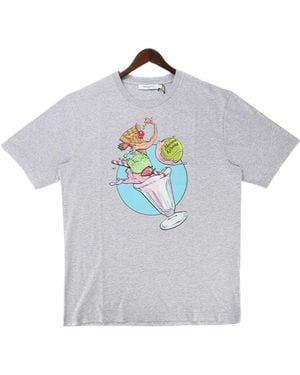 Maison Kitsuné Short Sleeve T-Shirt - Grey