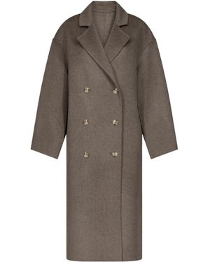 Loulou de Saison Long Coat - Brown