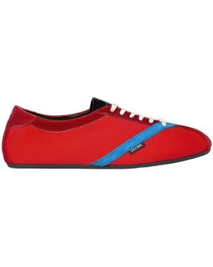 Celine The Flat Trainer - Red