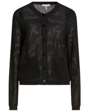 Rag & Bone A Lightweight Knitted Cardigan - Black