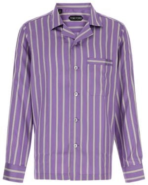 Tom Ford Casual Shirts - Purple