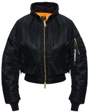 Vetements Reversible Bomber Jacket - Black