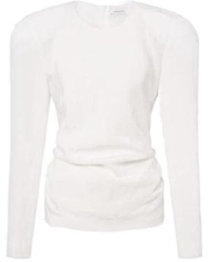 Magda Butrym Draped Top - White