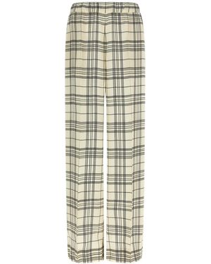 Jil Sander Fluid Viscose Pants - Metallic