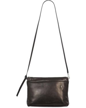 ショルダーバッグ・ポシェット RICK OWENS Woman Shoulder bag Black RA02E0731LBU 09 RICK OWENS - Unisex Cropped Gemini Bag – Atelier New York