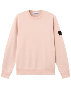 Stone Island Regular -Fit Crewneck Sweatshirt With Raglan Sleeves - Pink