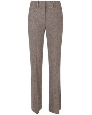 ERMANNO FIRENZE Belt Loop Casual Pants - Gray