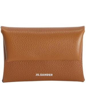 Jil Sander Folded Coin Purse - Brown