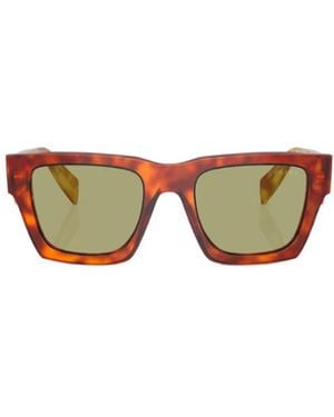 Prada Eyewear Square Frame Sunglasses - Multicolor