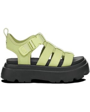 UGG Cora Leather Sandals - Green