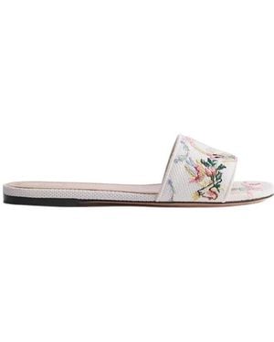 Dior Qixi Médaillon Slide - White