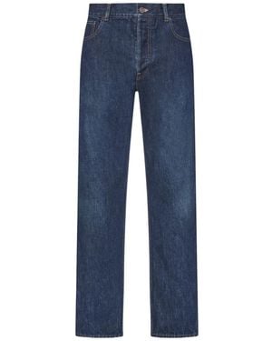 The Row Moe Straight-Leg Jeans - Blue