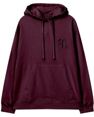 Nanushka Ever Embroidered Logo Hoodie - Purple