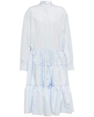 Marni Cotton Poplin Shirt Dress - White