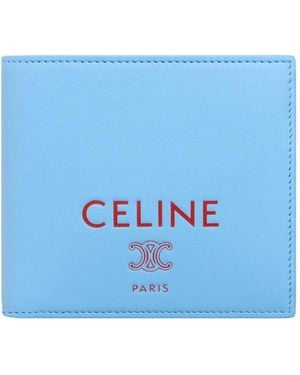 Celine Bi-Fold Wallet - Blue