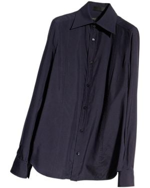 Gucci Silk Poplin Shirt - Blue