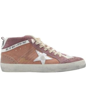Golden Goose Double Quarter Mid-Star Trainers - Brown
