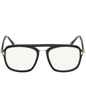 Tom Ford Eyewear Pilot Frame Glasses - Metallic